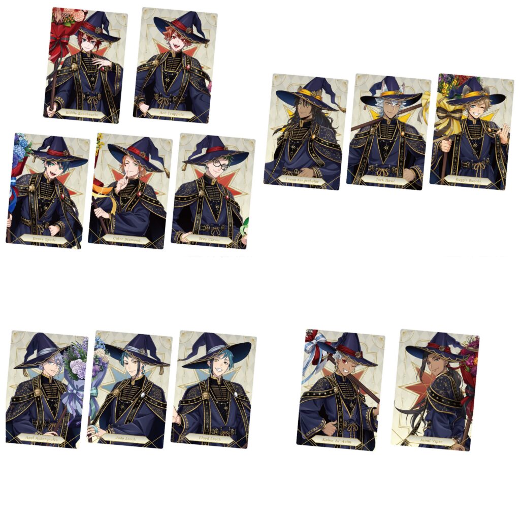 キャラクターカードのラインナップ1