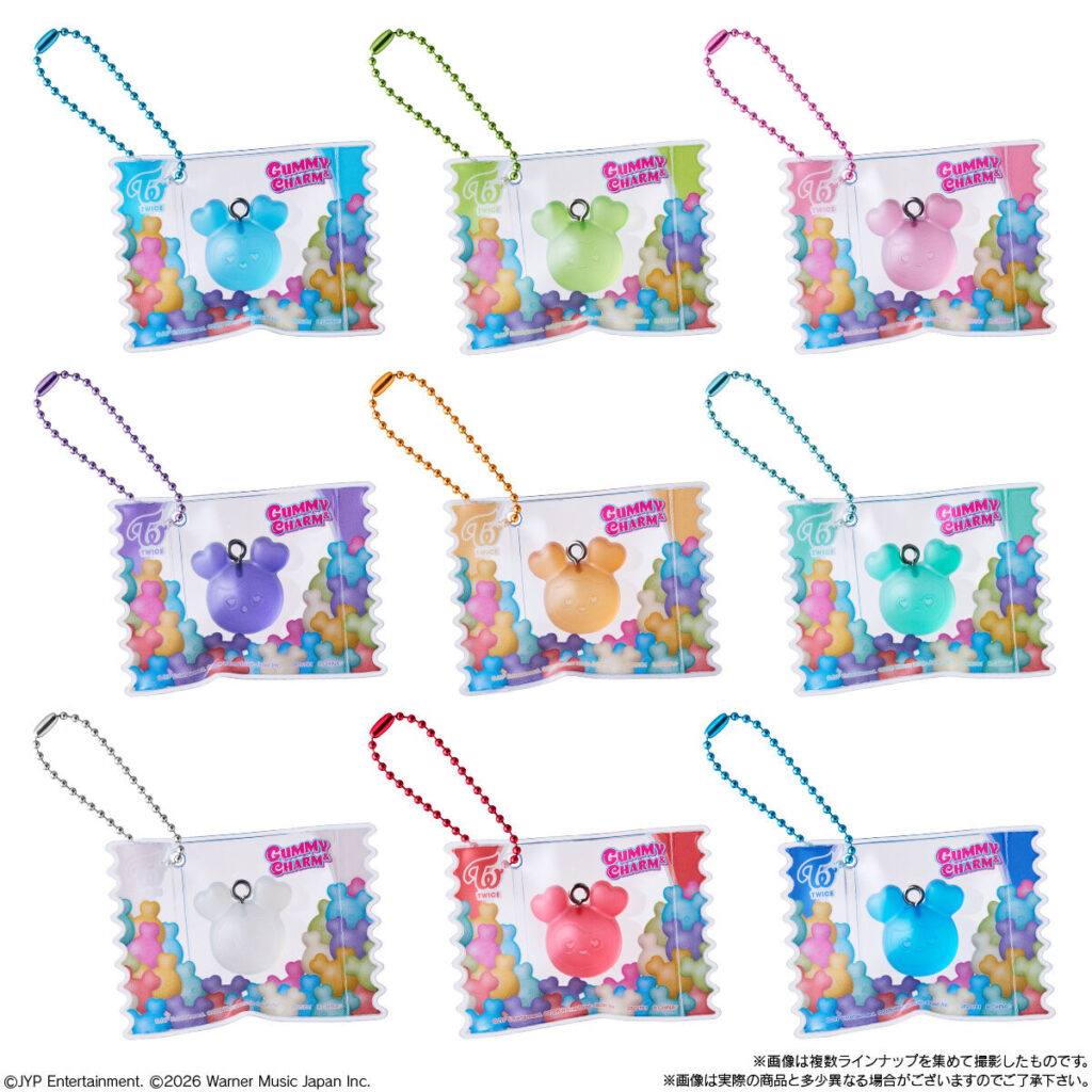 TWICE LOVELYS グミ＆チャーム ポーチつき商品画像